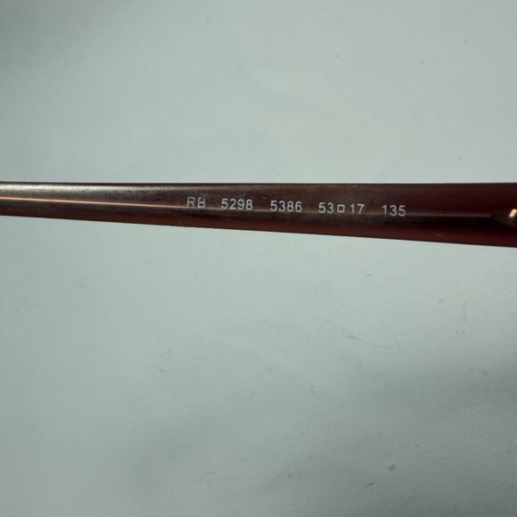 Ray-Ban Burgundy Eyeglasses - Frames Only - Picture 8 of 10